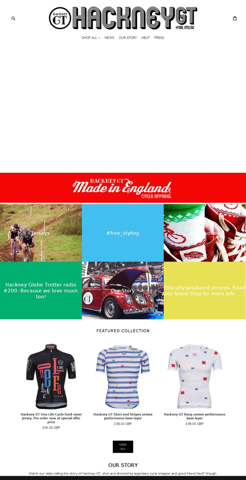 hackneyglobetrotter.com shopify website screenshot