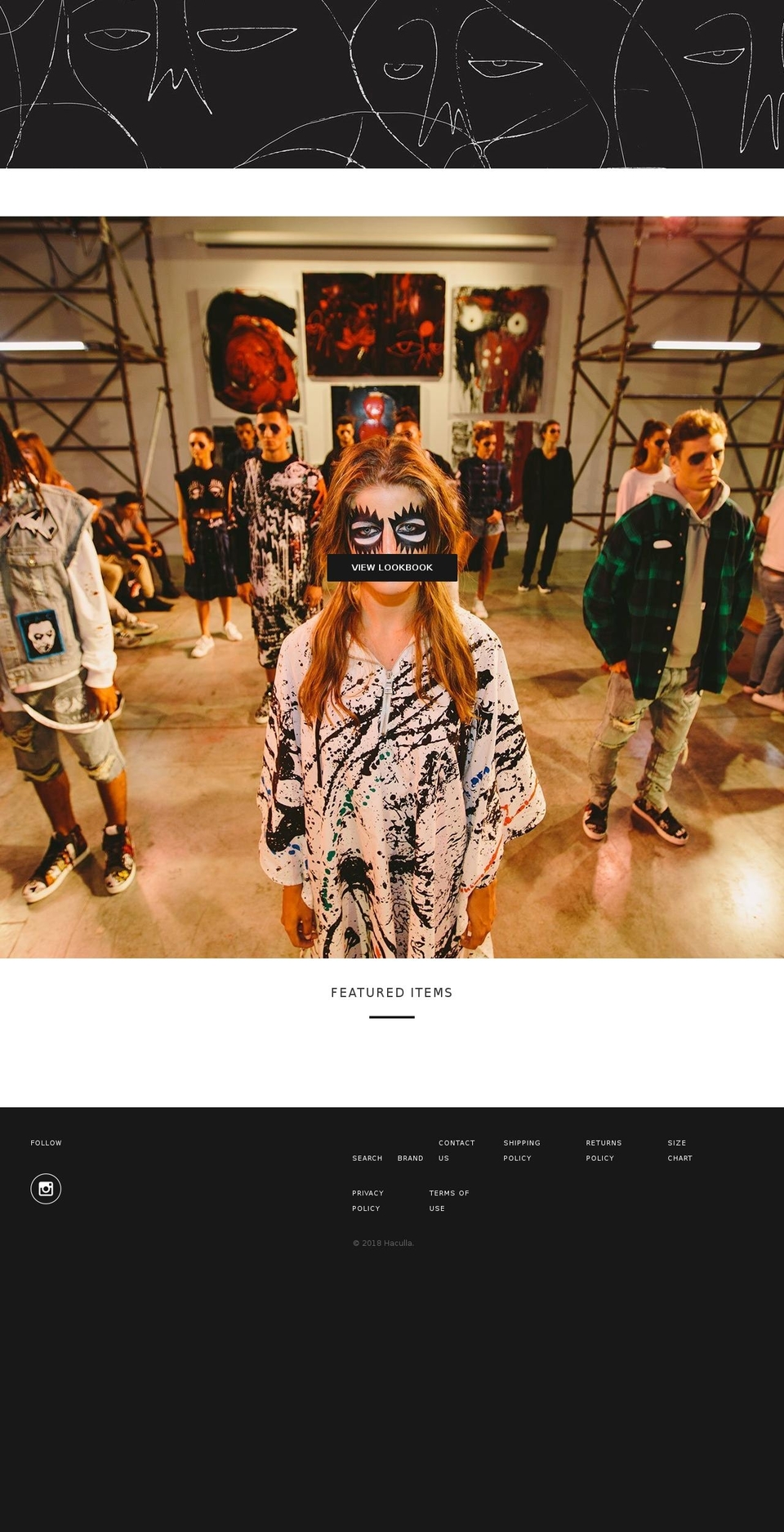 hacullaofficial.com — Shopify storefront screenshot