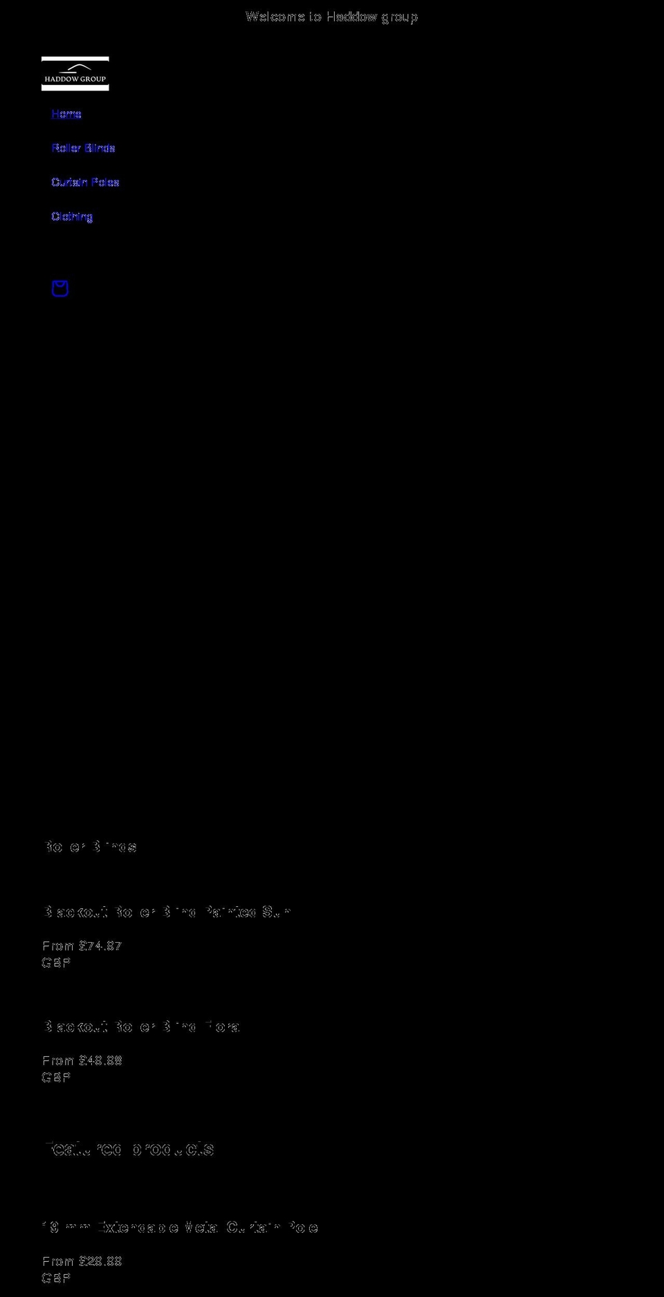 haddowdigital.co.uk shopify website screenshot