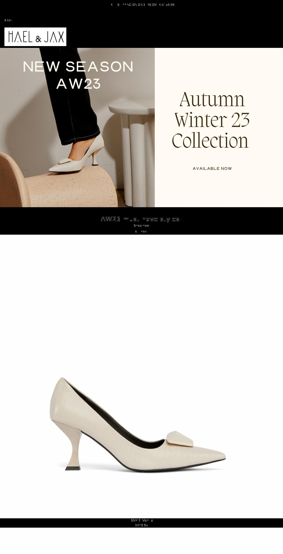 haelandjax.com.au shopify website screenshot