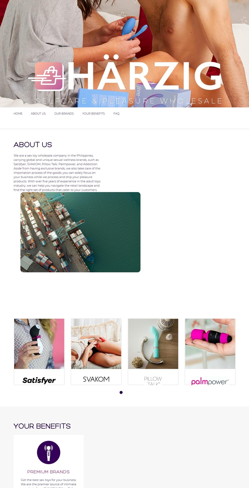 haerzig.com — Shopify storefront screenshot