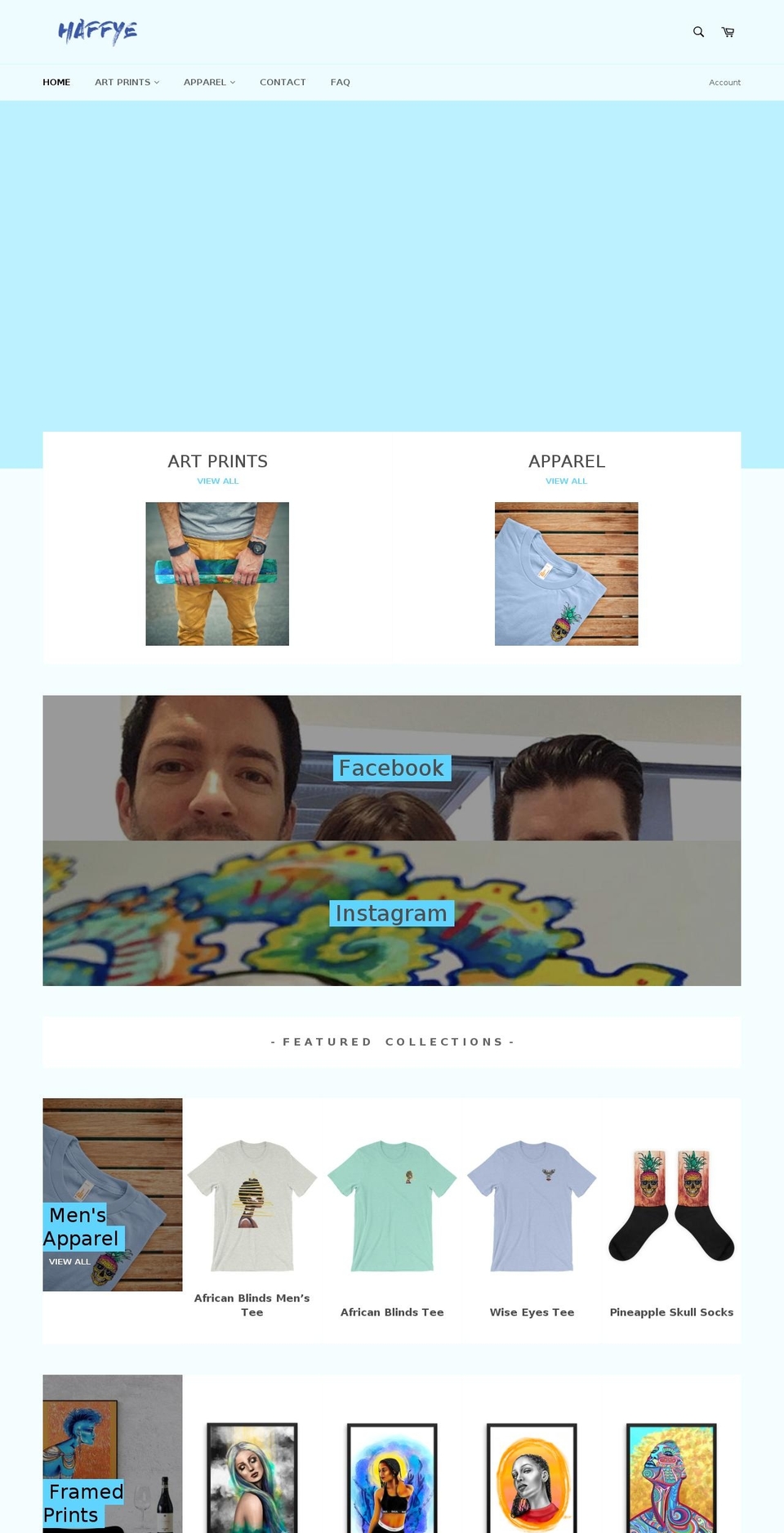 haffye.com — Shopify storefront screenshot