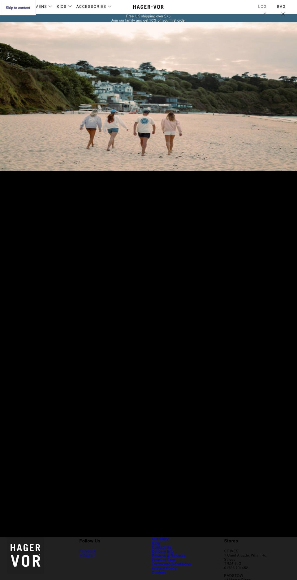 hager-vor.co.uk shopify website screenshot