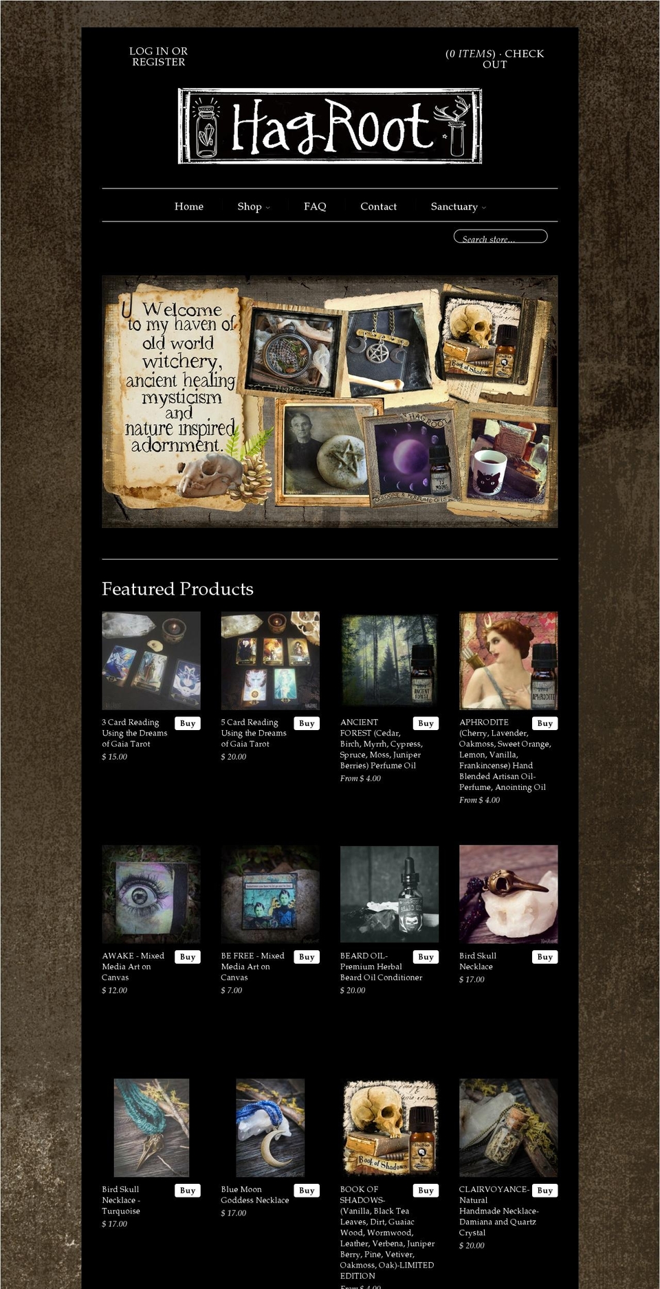 hagroot.com shopify website screenshot