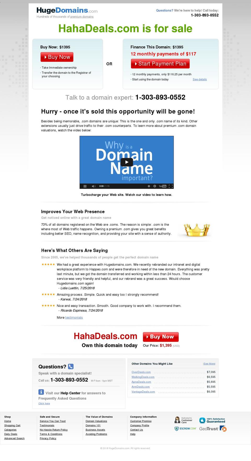 hahadeals.com shopify website screenshot