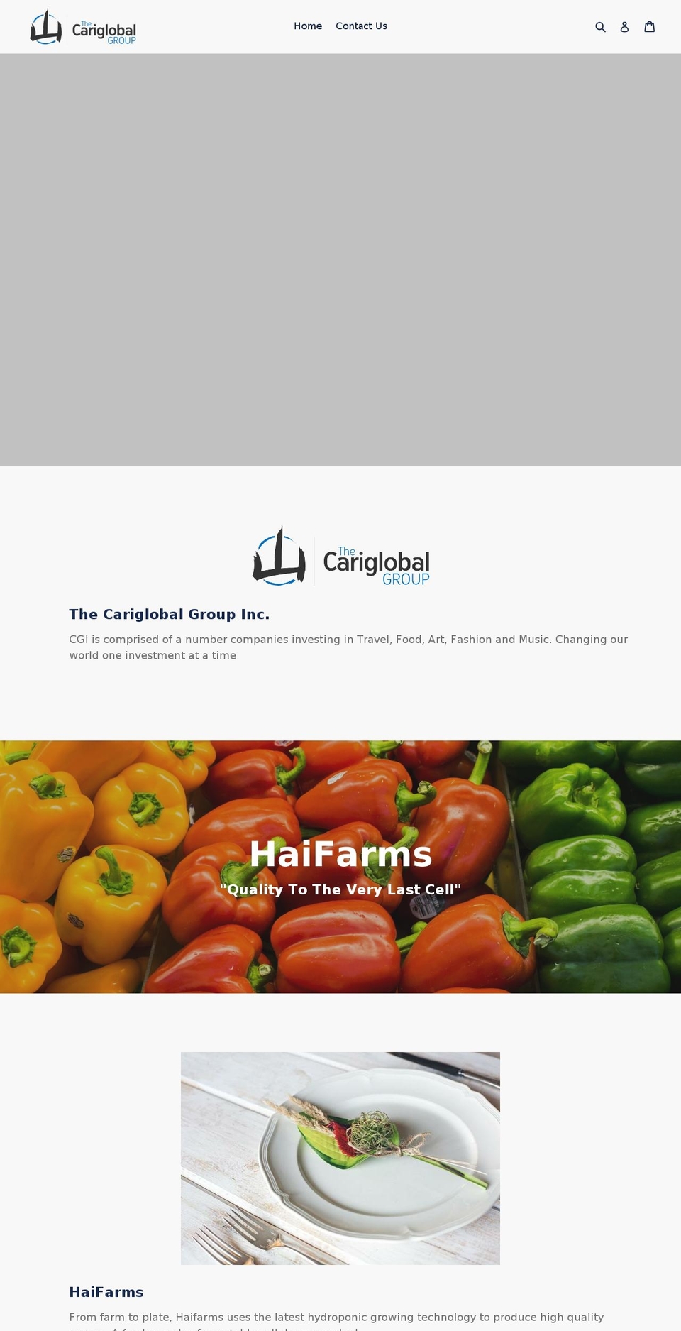 haicaribbean.com — Shopify storefront screenshot