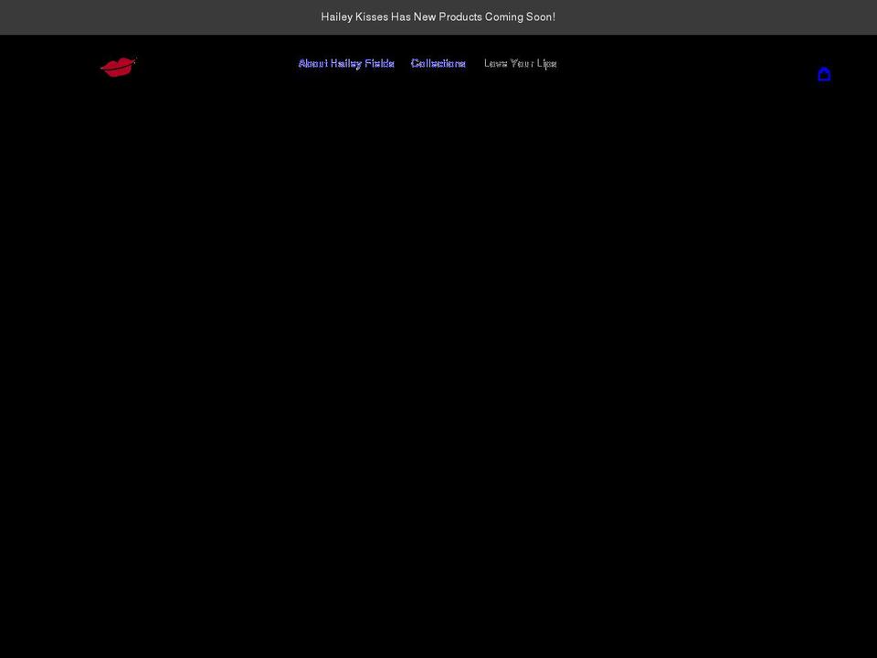 haileykisses.com shopify website screenshot