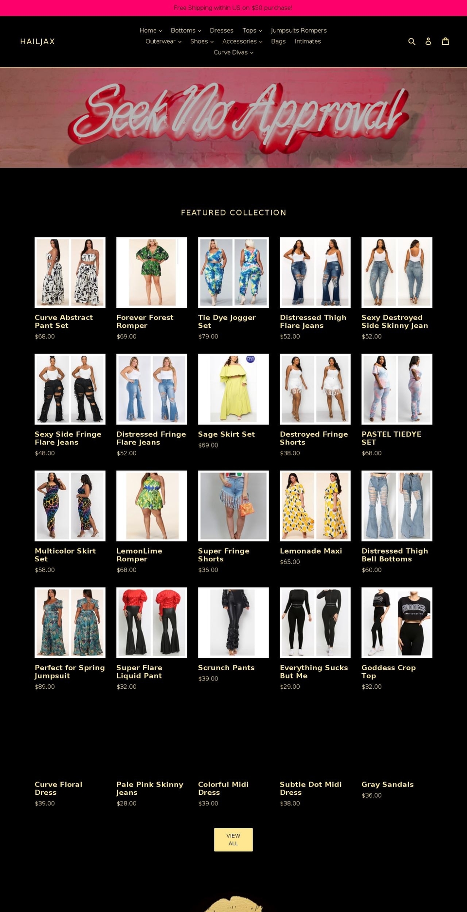 hailjax.com — Shopify storefront screenshot