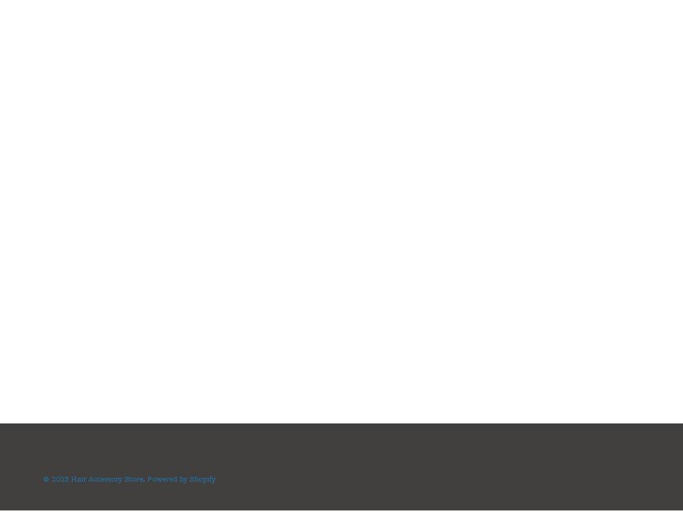 hairaccessorystore.com shopify website screenshot