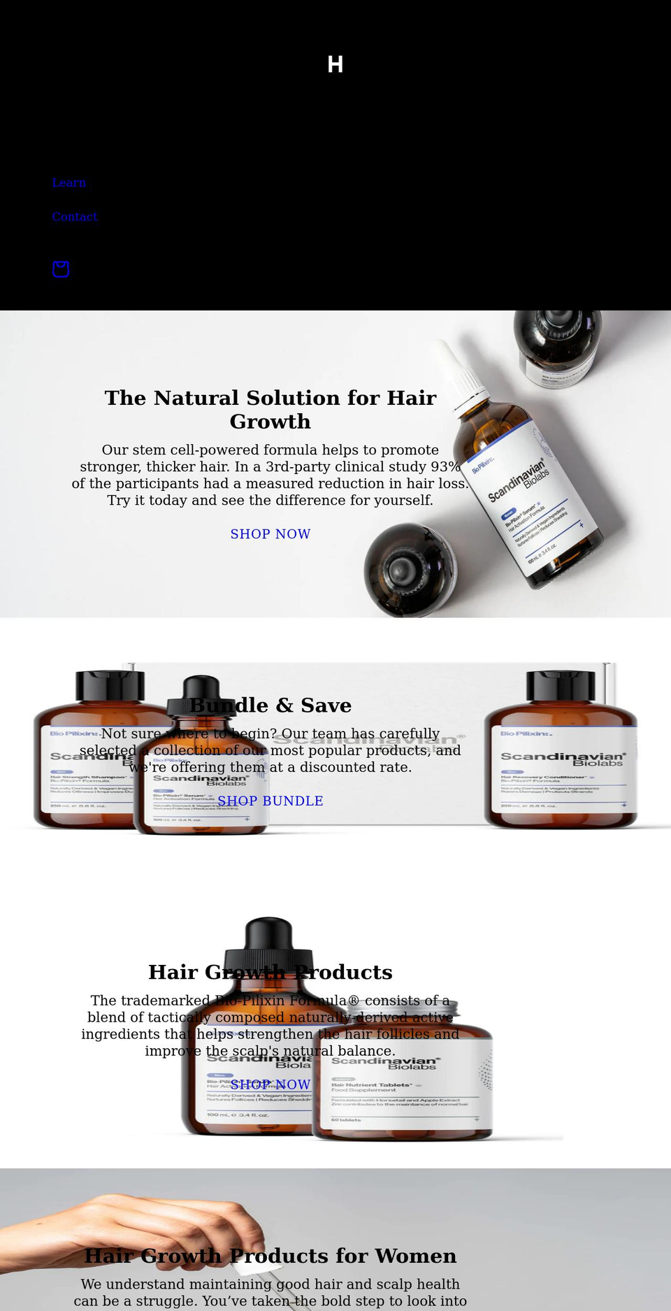 hairdoctorz.com shopify website screenshot