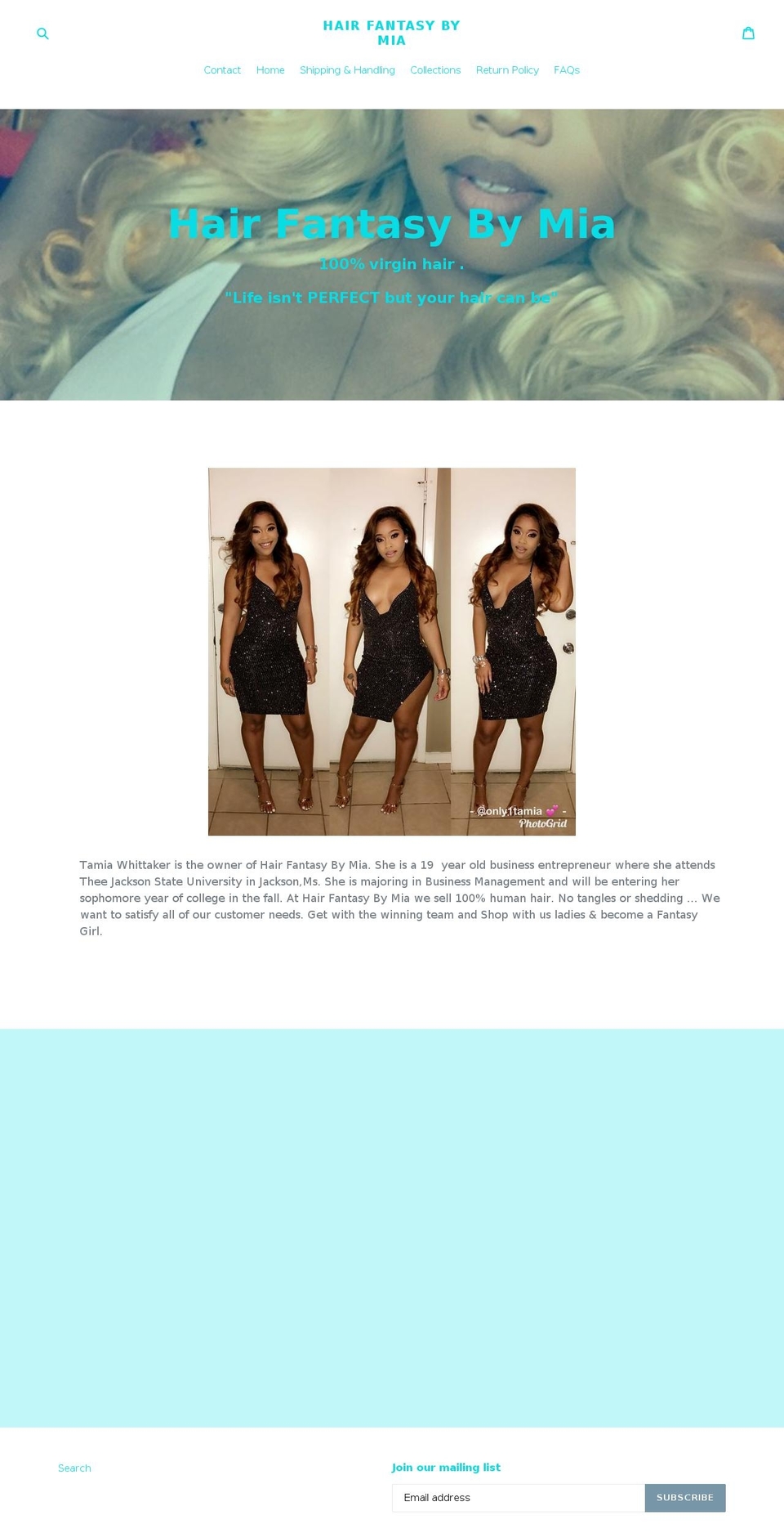 hairfantasybymia.com shopify website screenshot