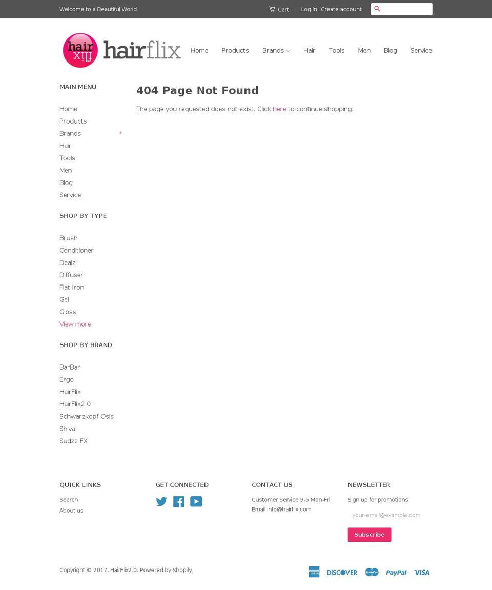 hairfinds.com shopify website screenshot