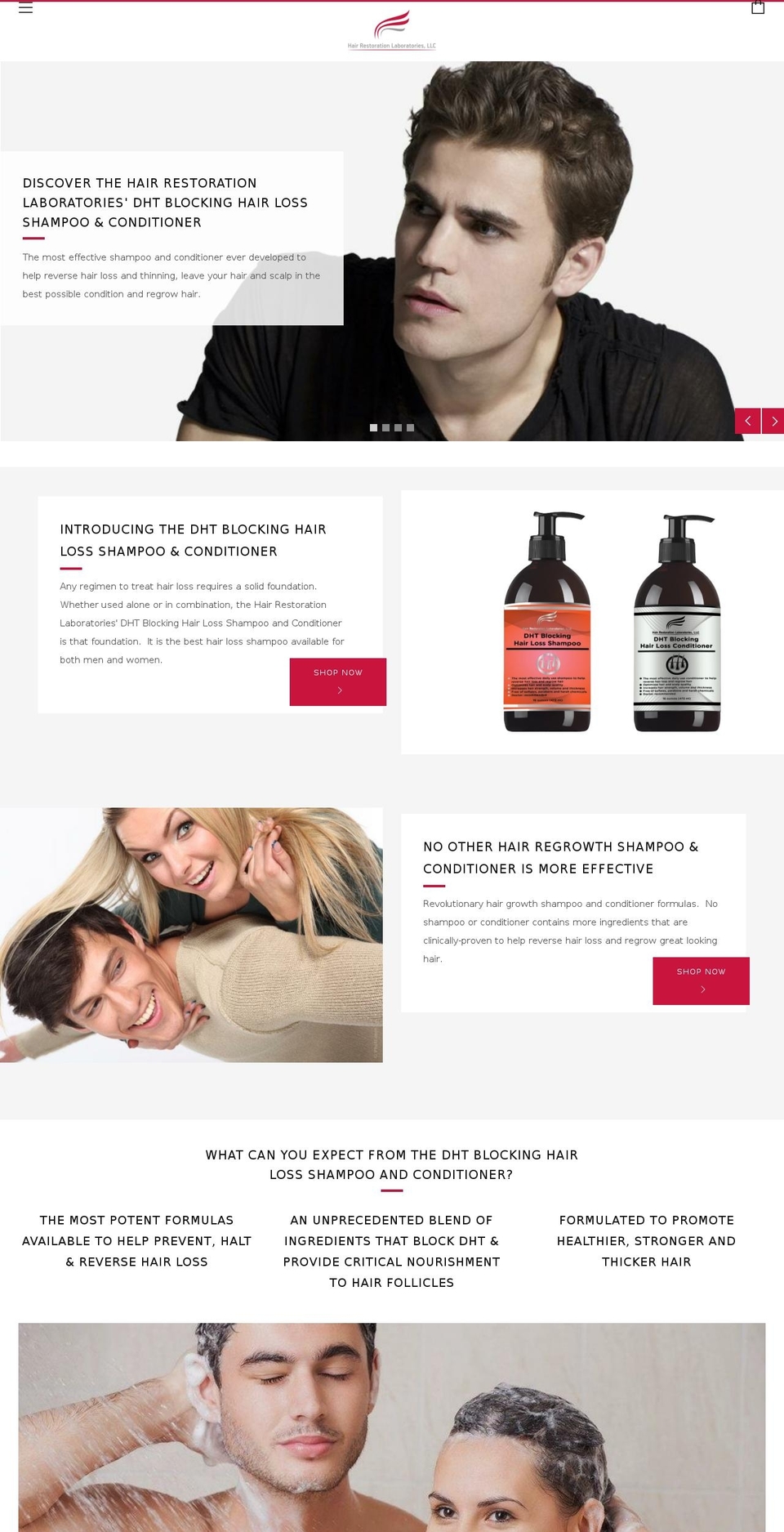 hairflixshop.com — Shopify storefront screenshot