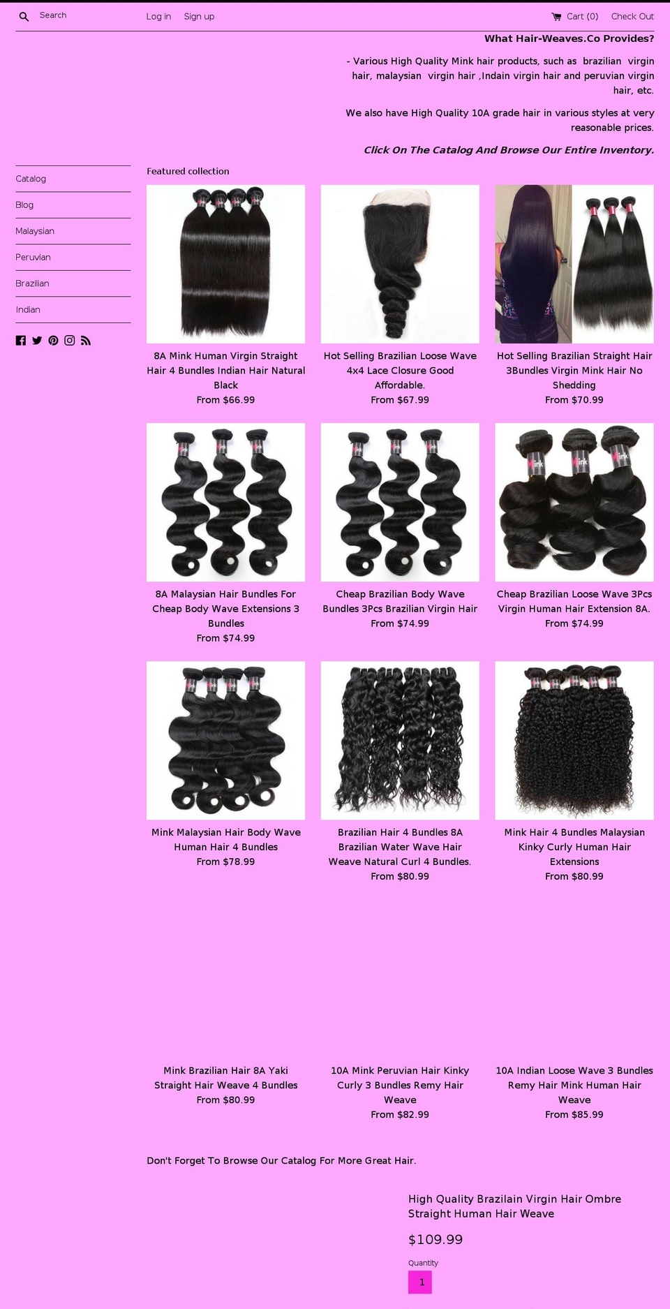hairgoodness.com — Shopify storefront screenshot