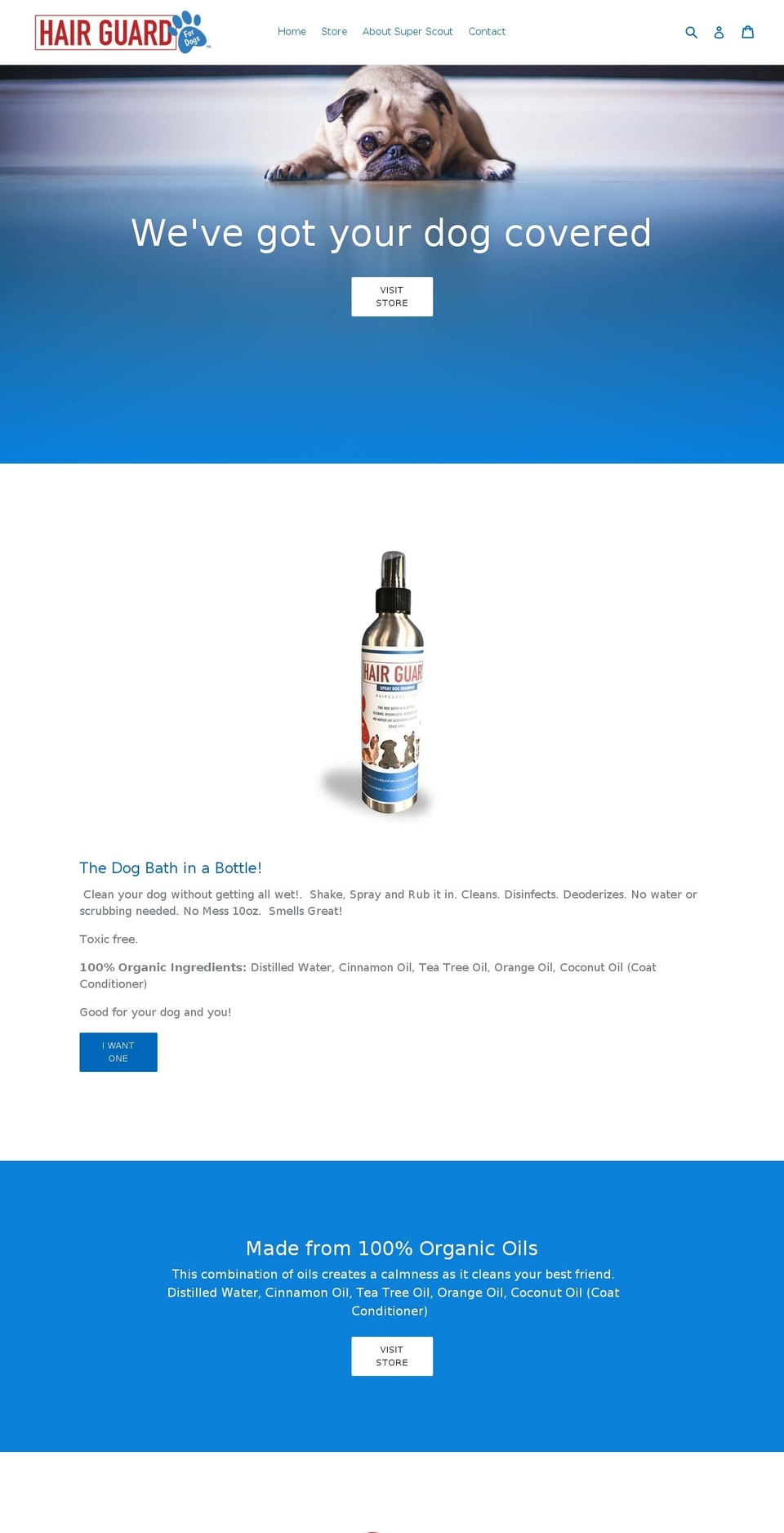 hairguards.com — Shopify storefront screenshot