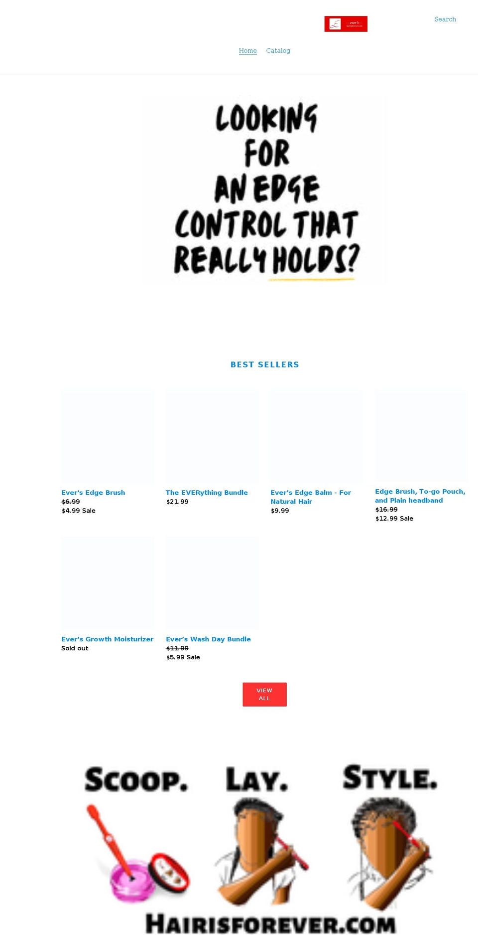 hairisforever.com shopify website screenshot