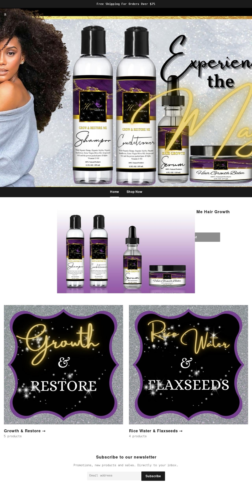 hairmagic4u.com — Shopify storefront screenshot