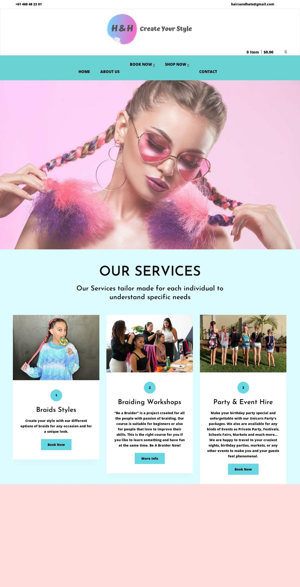 Triss Shopify theme site example hairsandhats.com.au