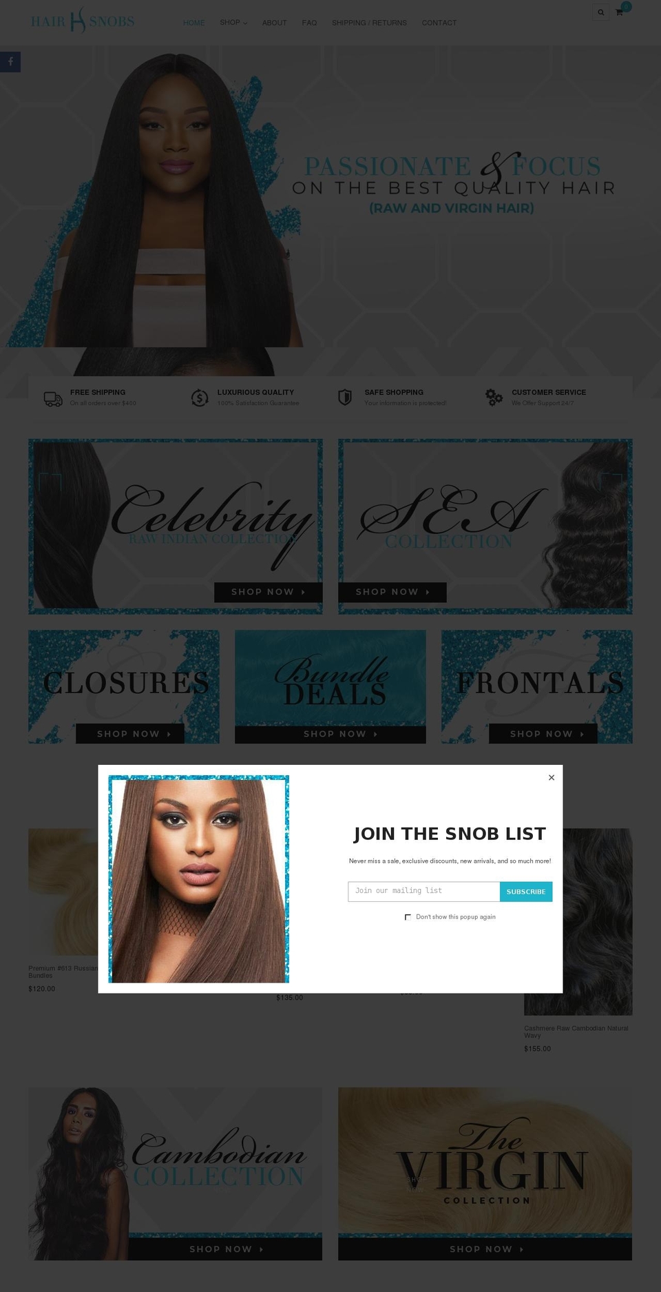 styleshop-home-2 Shopify theme site example hairsnobs.com