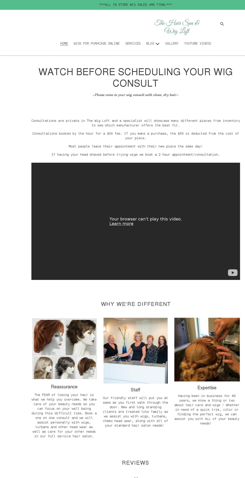 hairspact.com shopify website screenshot