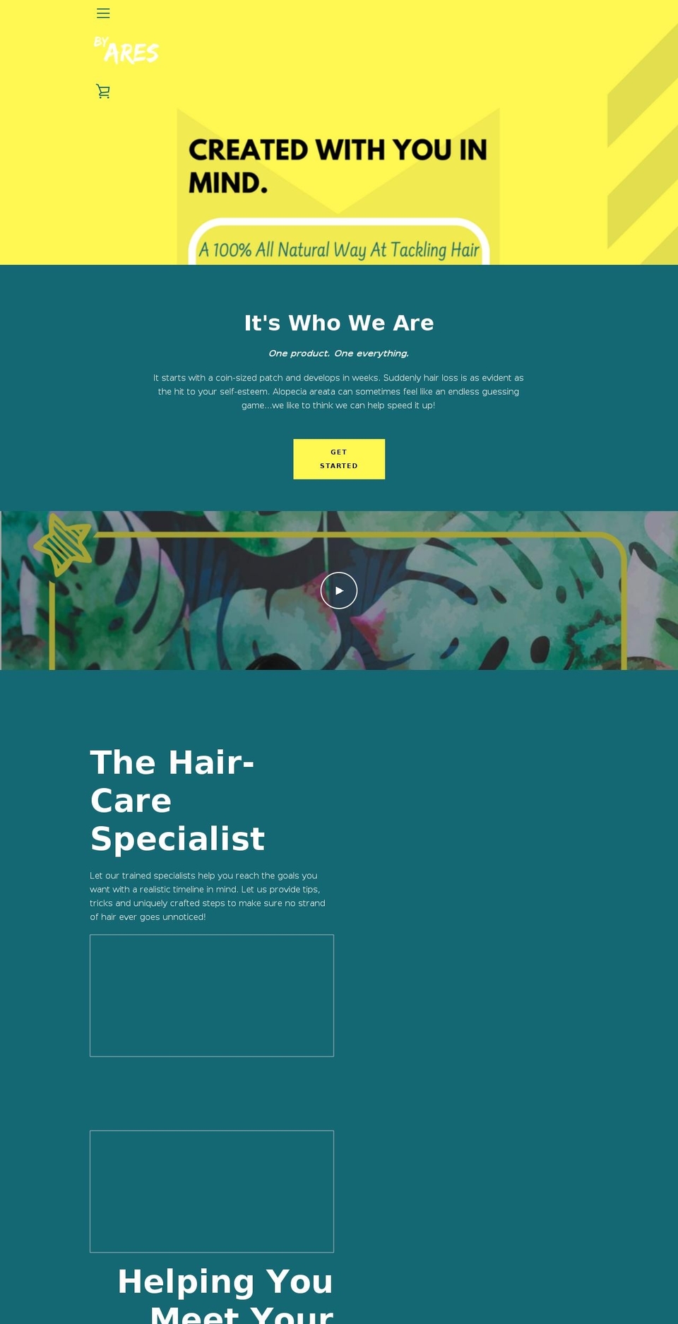 hairthetruth.com — Shopify storefront screenshot