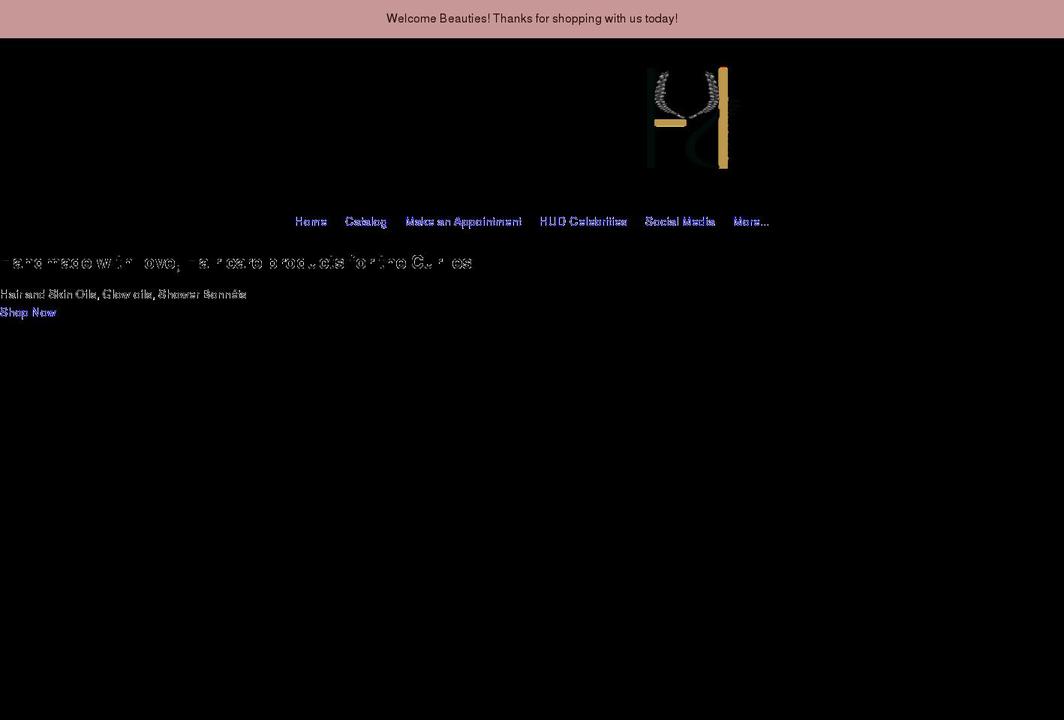hairundecided.com shopify website screenshot