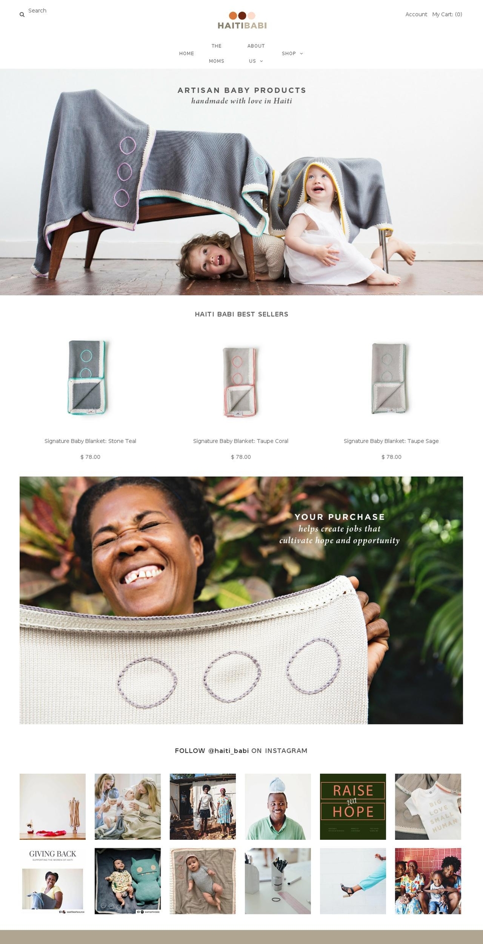 haitibabi.com shopify website screenshot