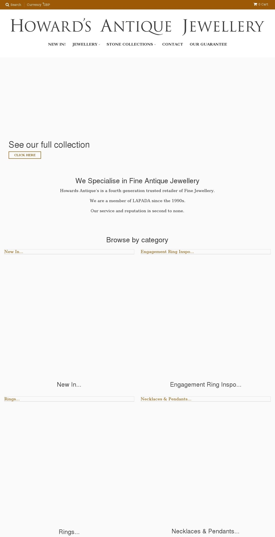 hajltd.com — Shopify storefront screenshot