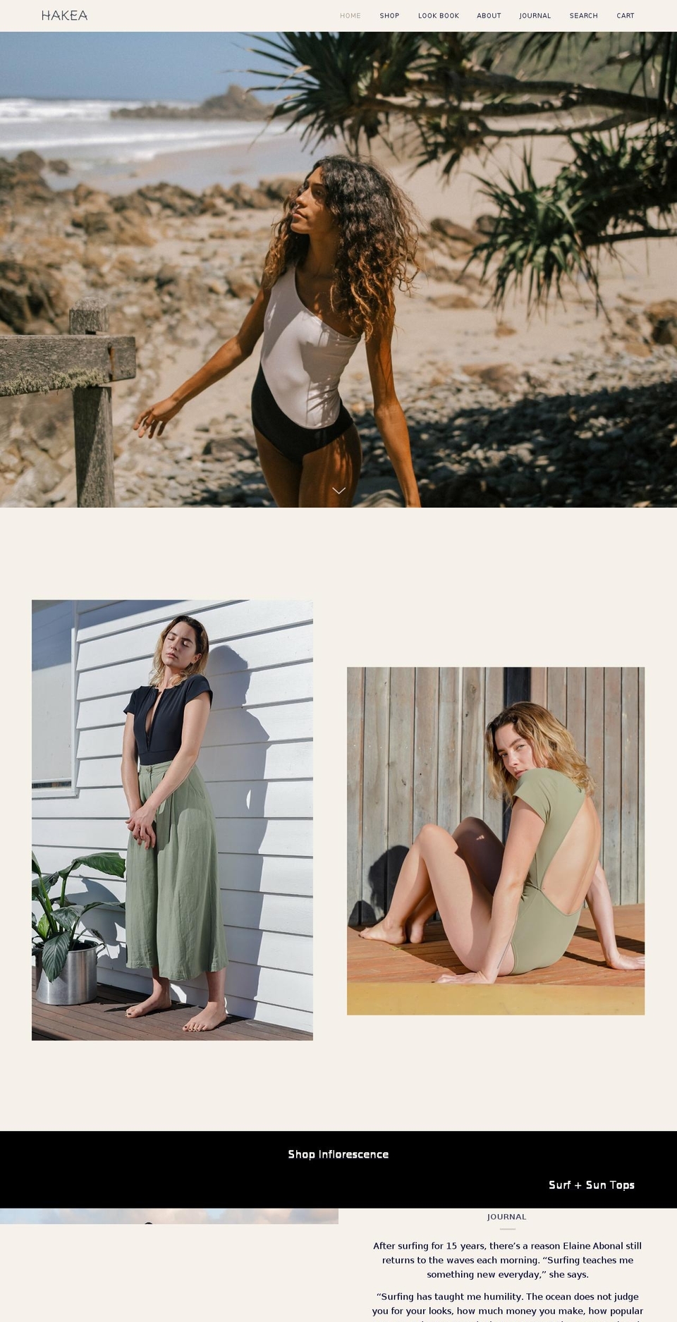 hakeaswim.com shopify website screenshot