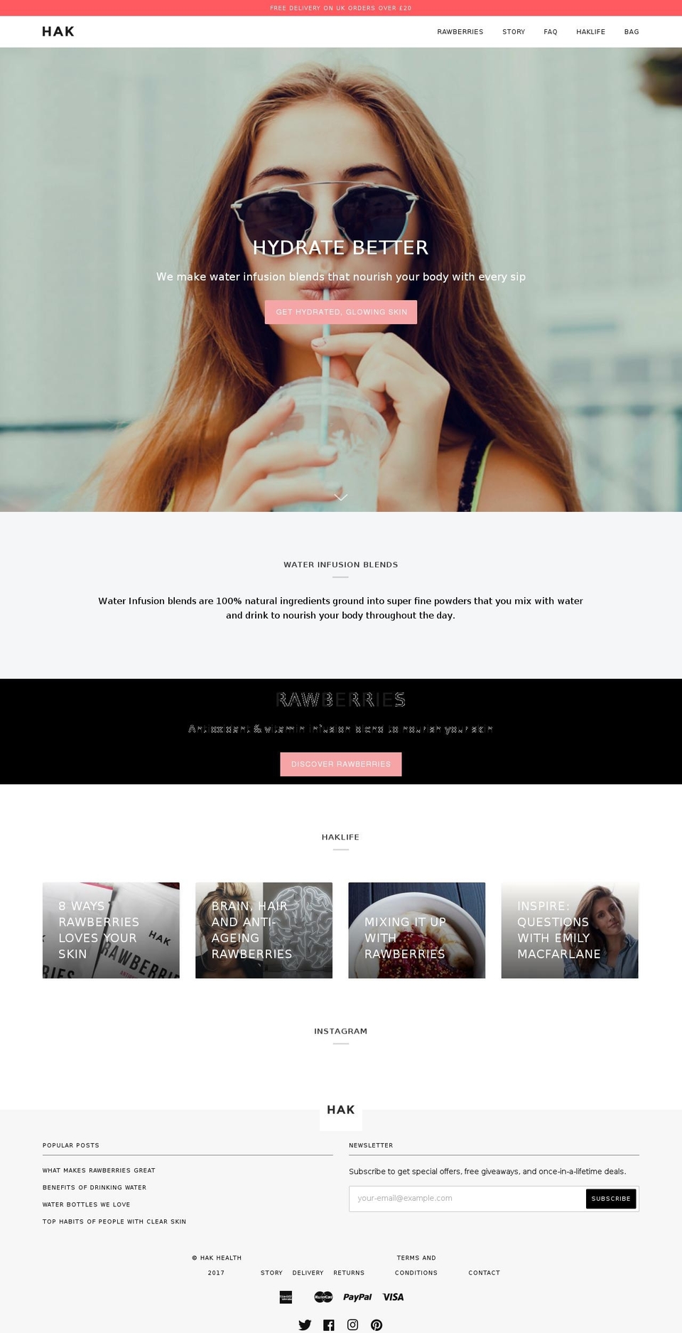 hakhealth.com shopify website screenshot