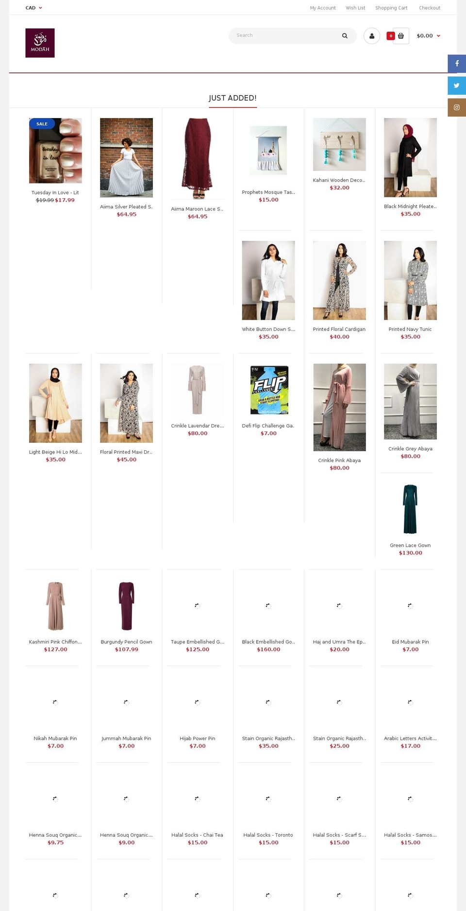 Fastor Default Shopify theme site example halalcandyshop.com