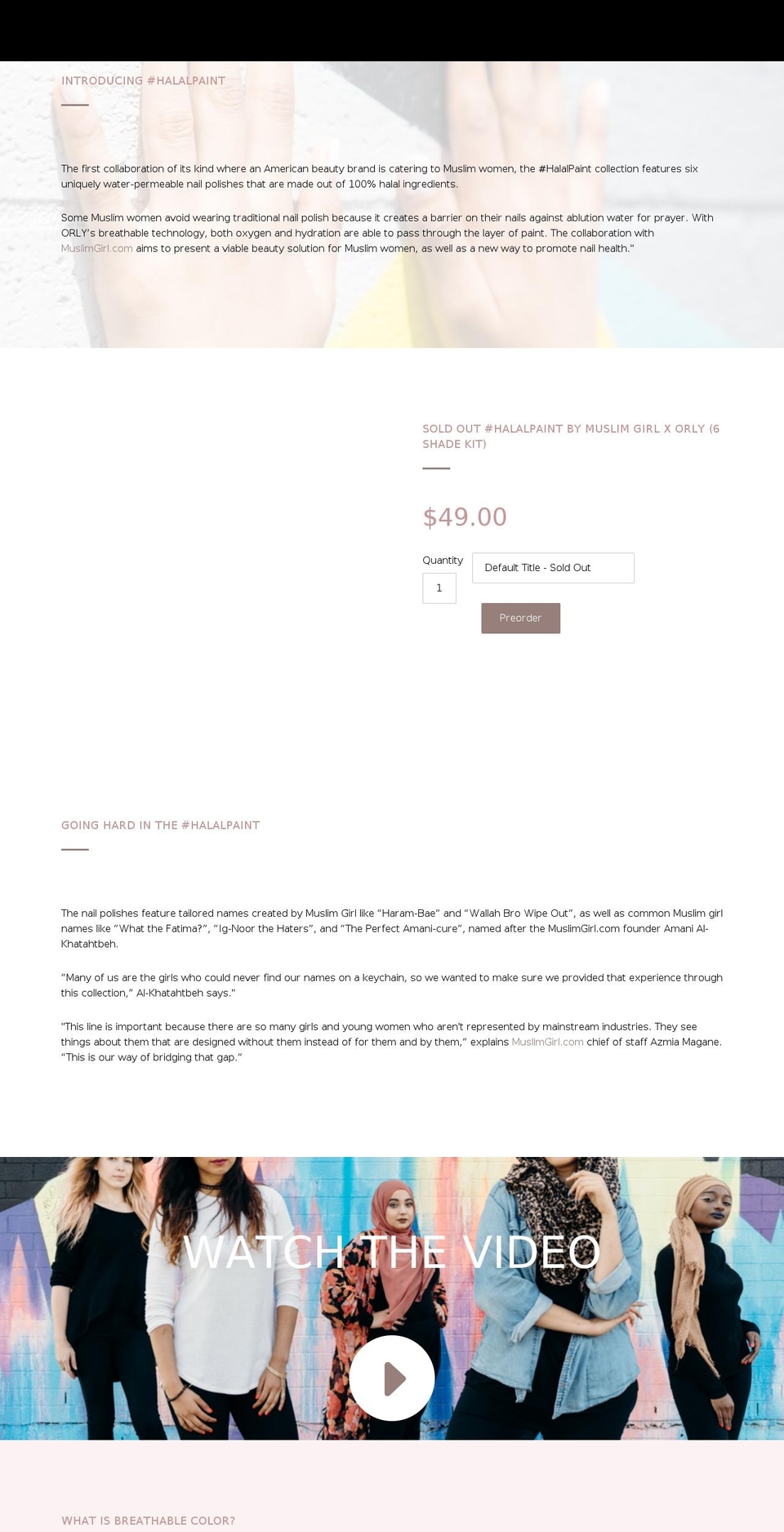 halalpaint.com shopify website screenshot