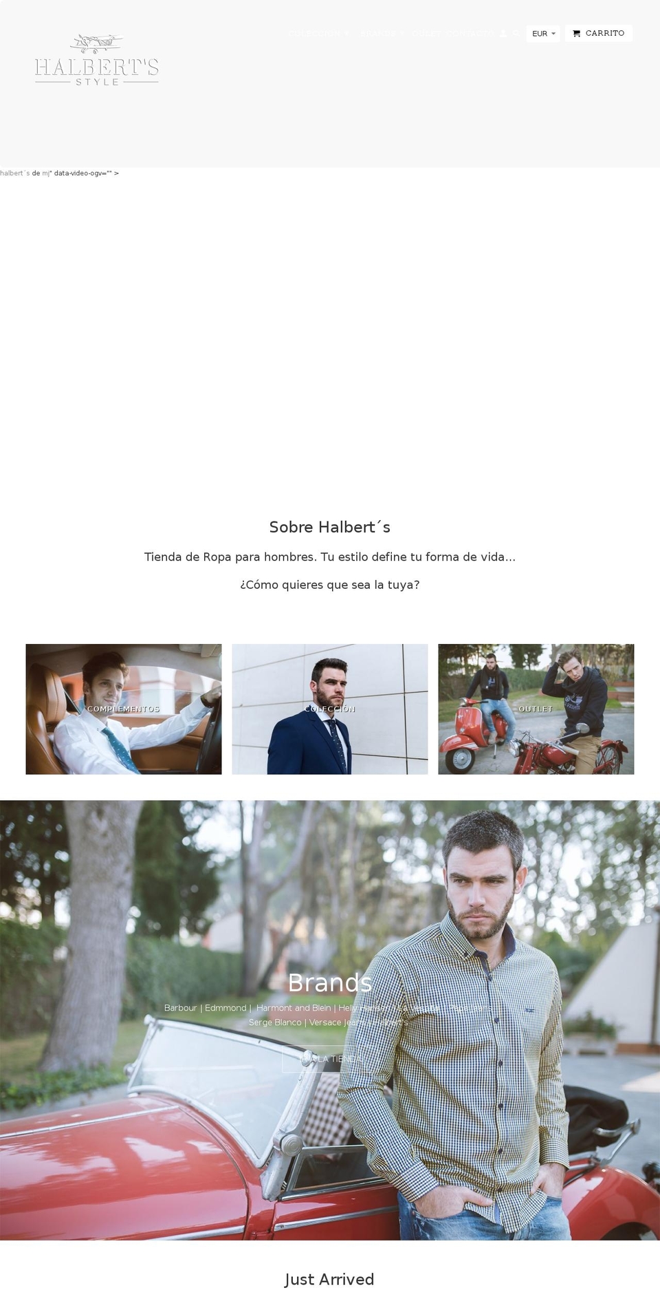 halberts.es shopify website screenshot