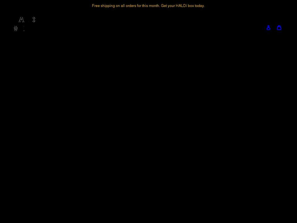 haldime.com shopify website screenshot
