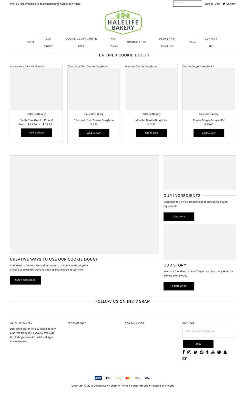 halelifenow.com — Shopify storefront screenshot