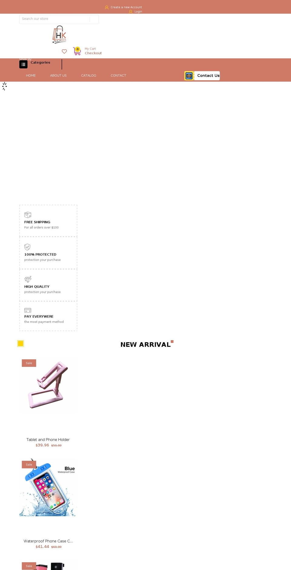 halfkick.com shopify website screenshot