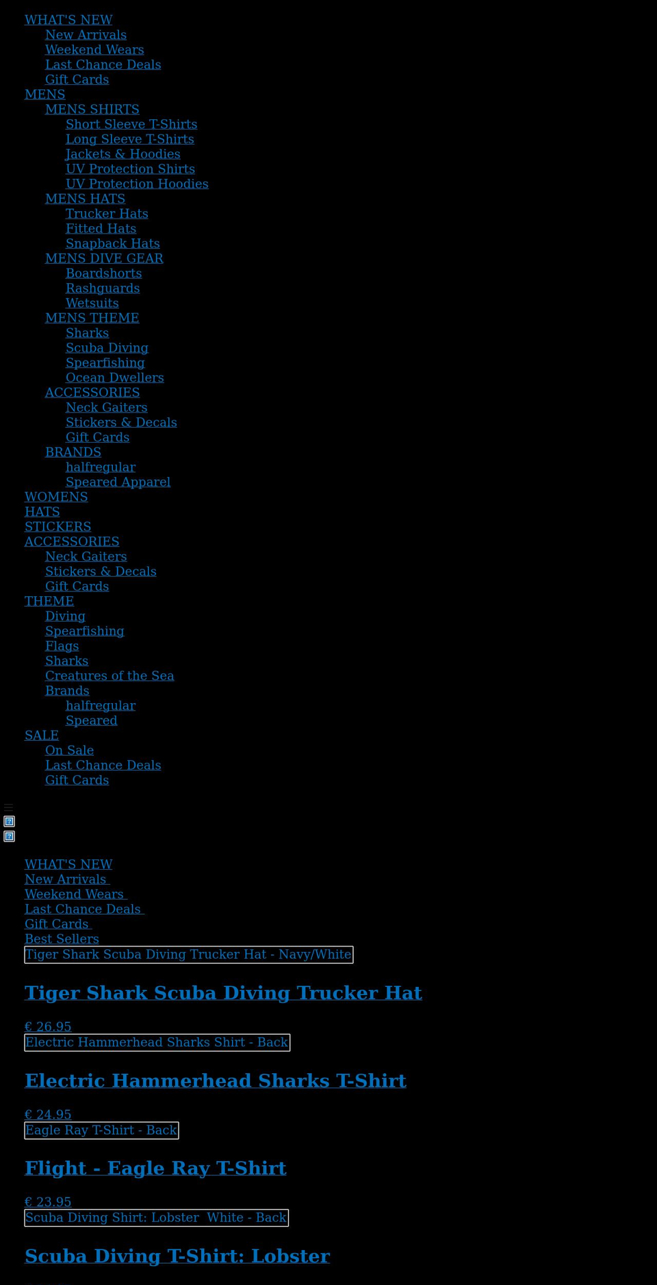 halfregular.com shopify website screenshot