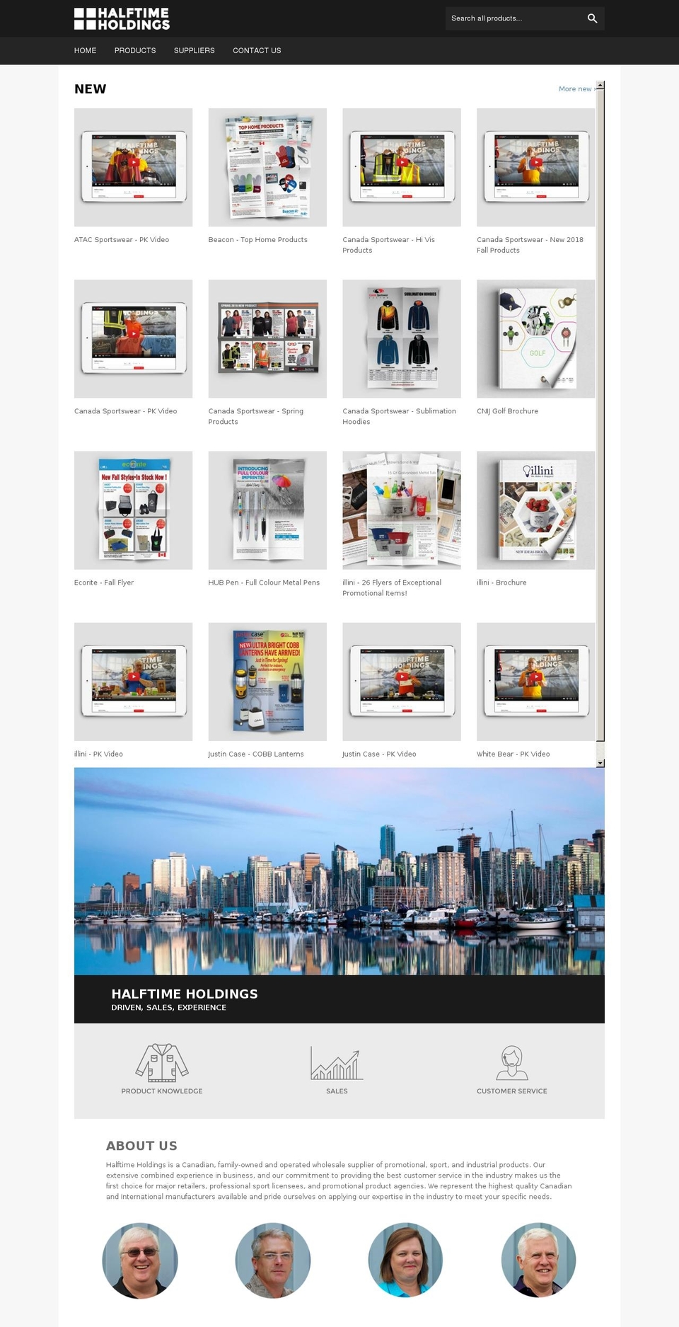 halftimeholdings.com shopify website screenshot