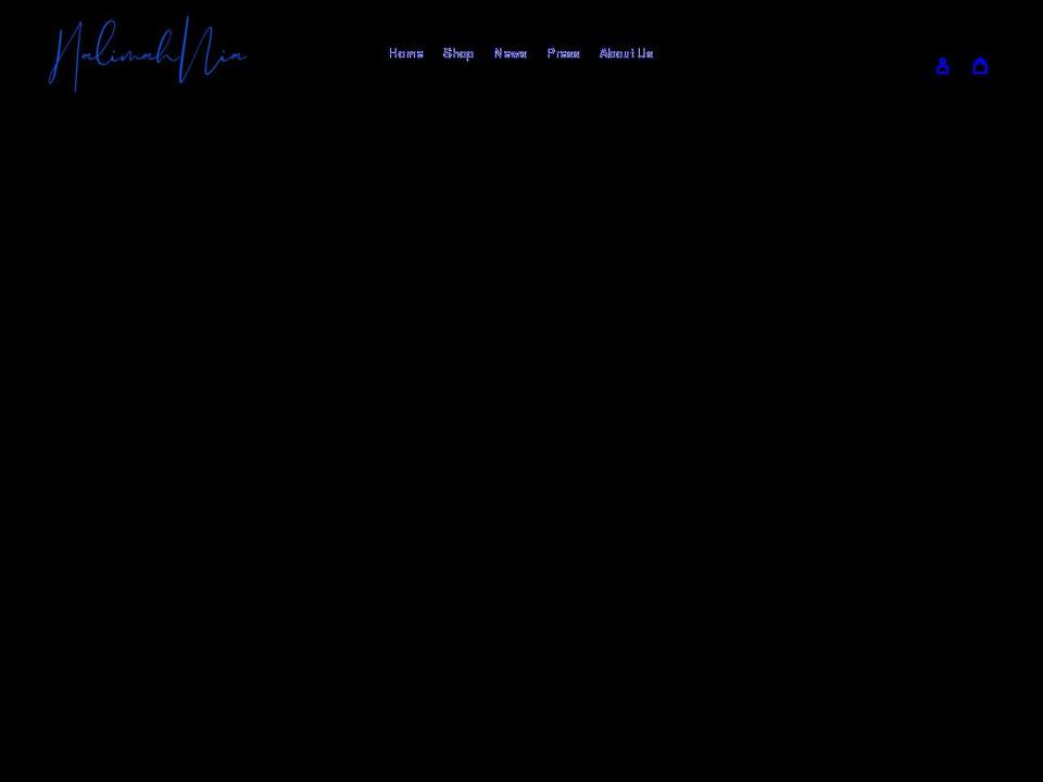 halimahnia.com shopify website screenshot