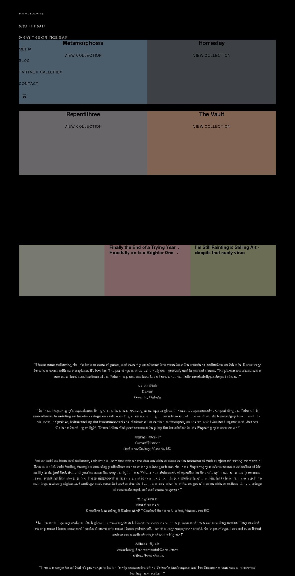 halinderepentigny.com shopify website screenshot