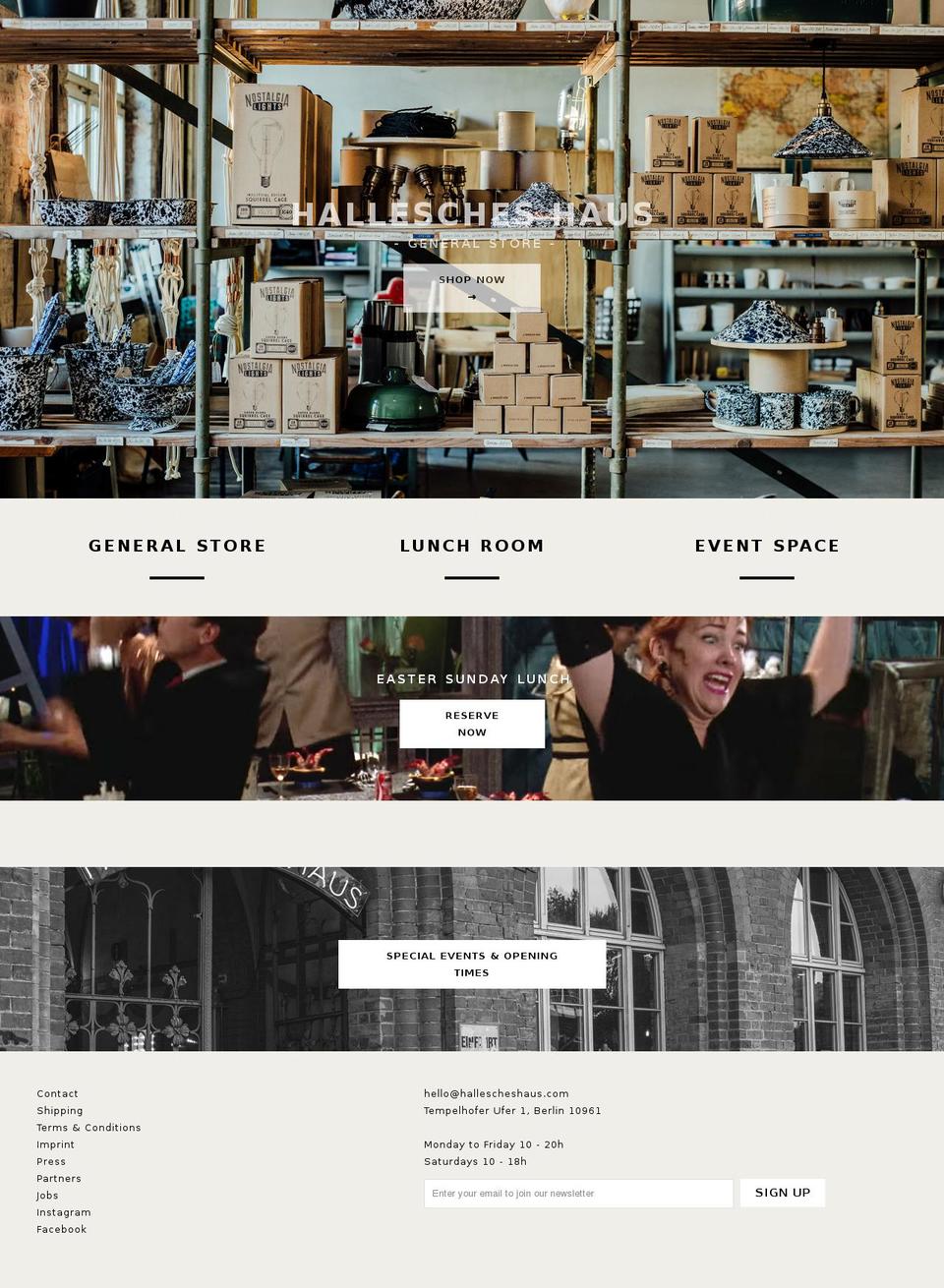 hallescheshaus.com shopify website screenshot