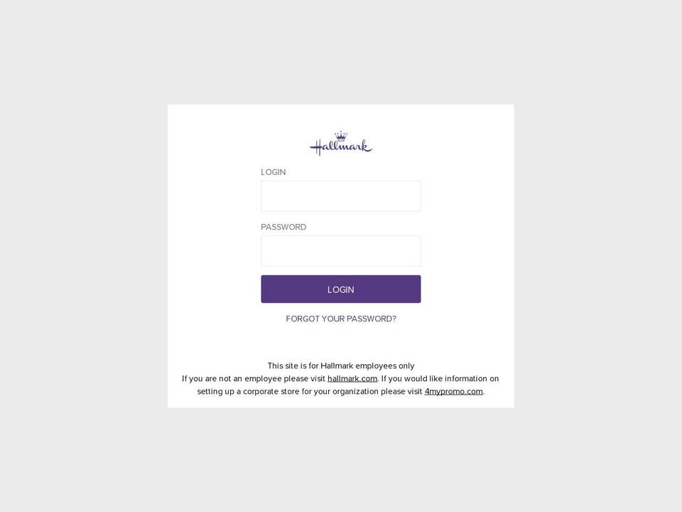hallmarkestore.com — Shopify storefront screenshot