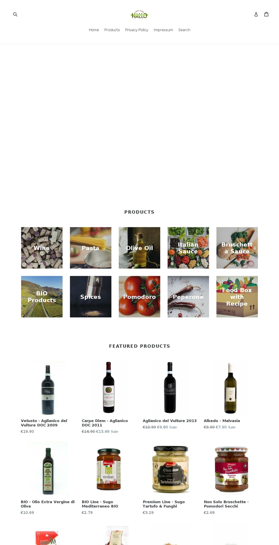 hallofb.com — Shopify storefront screenshot