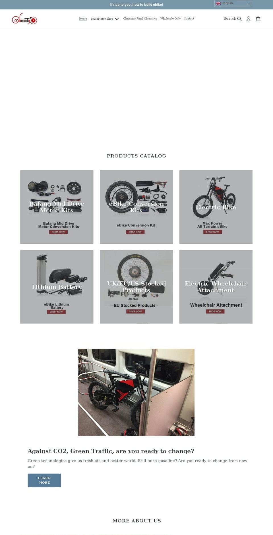 hallomotor.com shopify website screenshot
