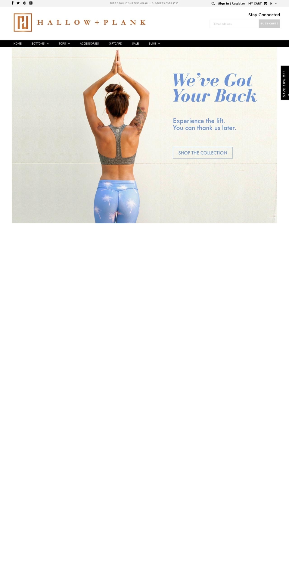 hallowplank.net shopify website screenshot