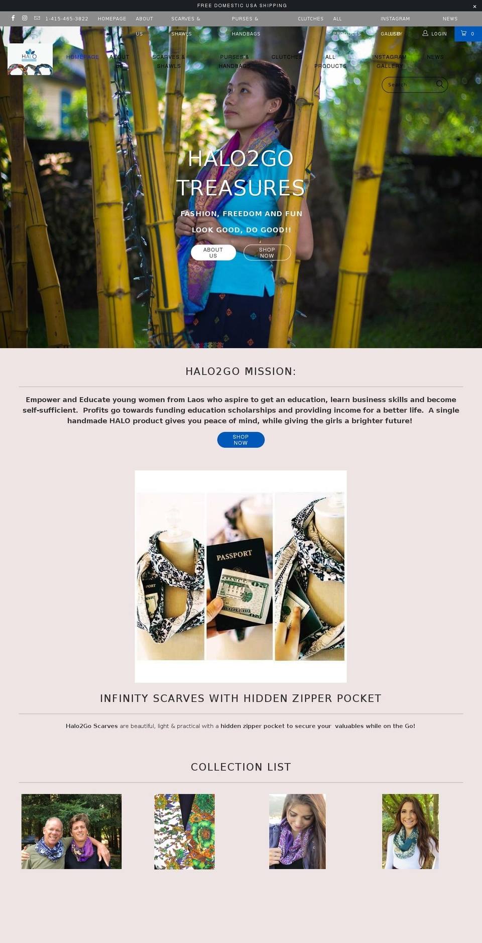 halo2go.com — Shopify storefront screenshot