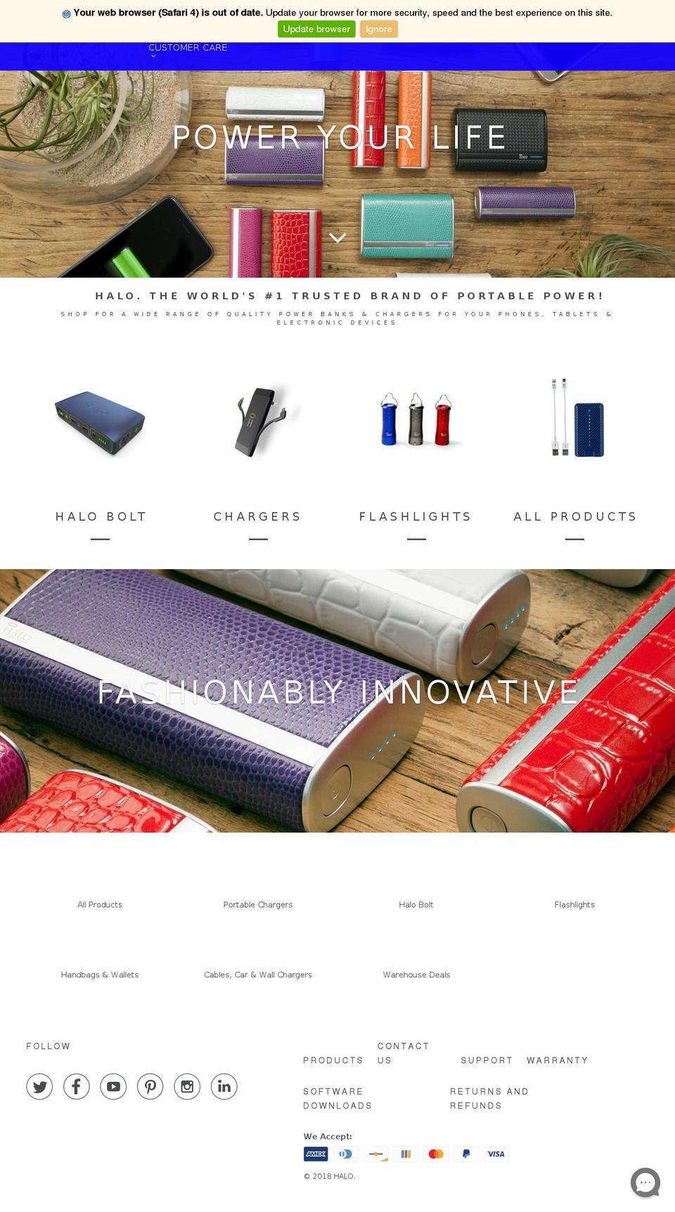 haloapplecloud.com — Shopify storefront screenshot