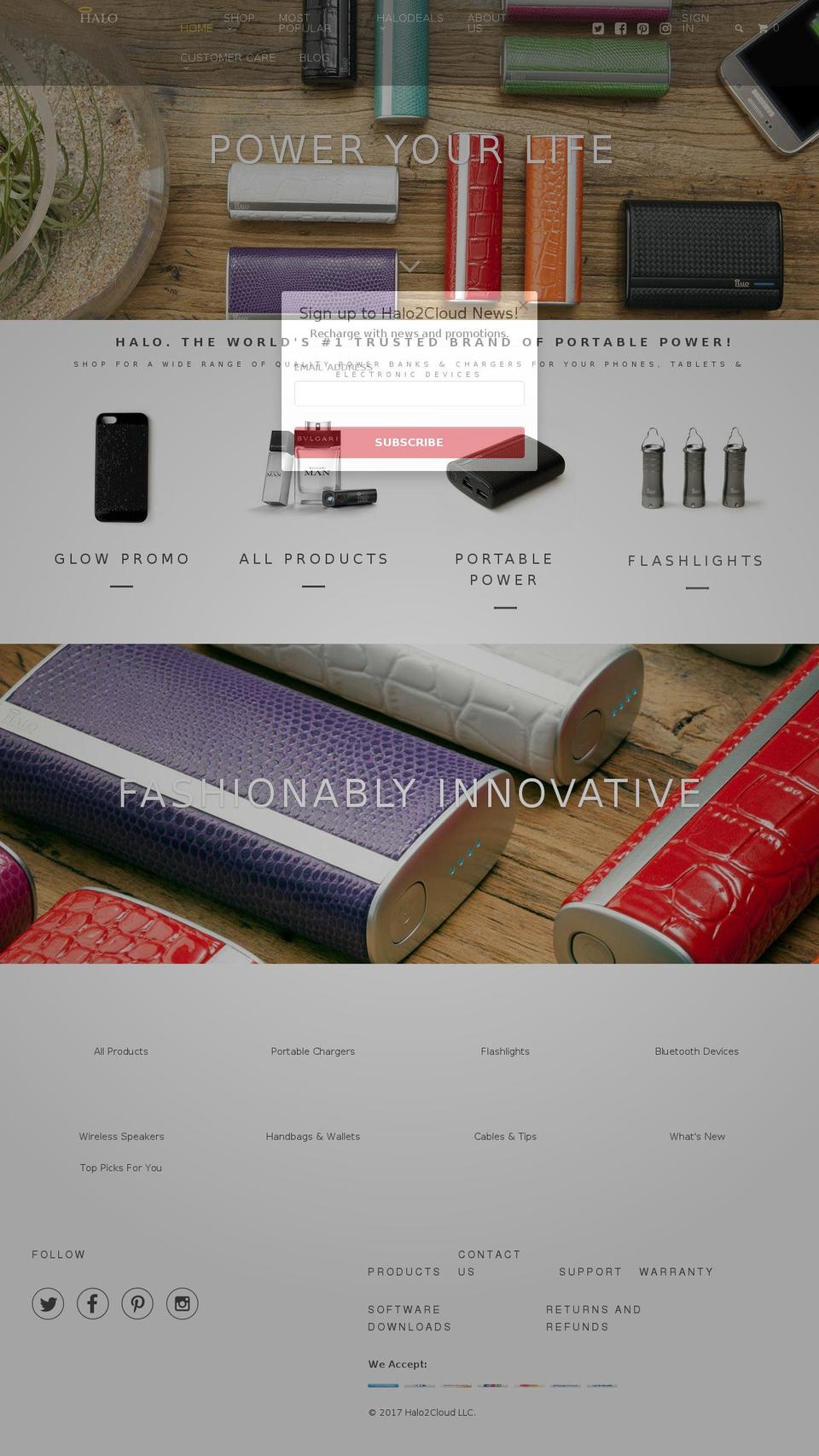 halocnnmoney.com shopify website screenshot