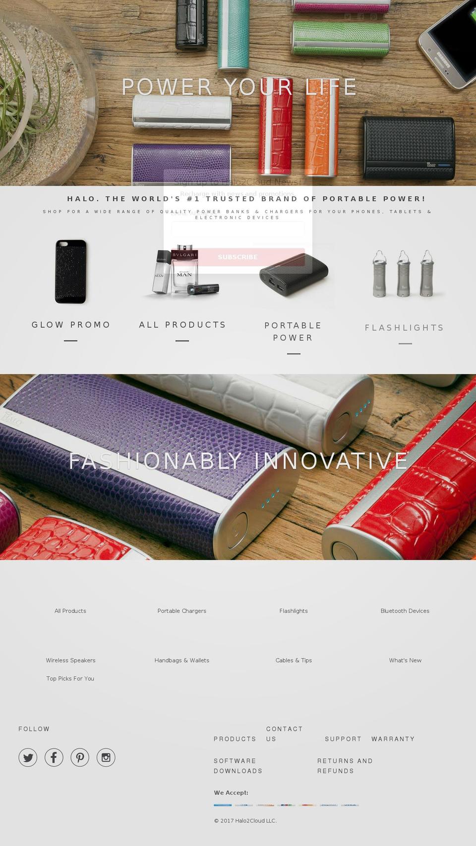 halocontrol.com shopify website screenshot