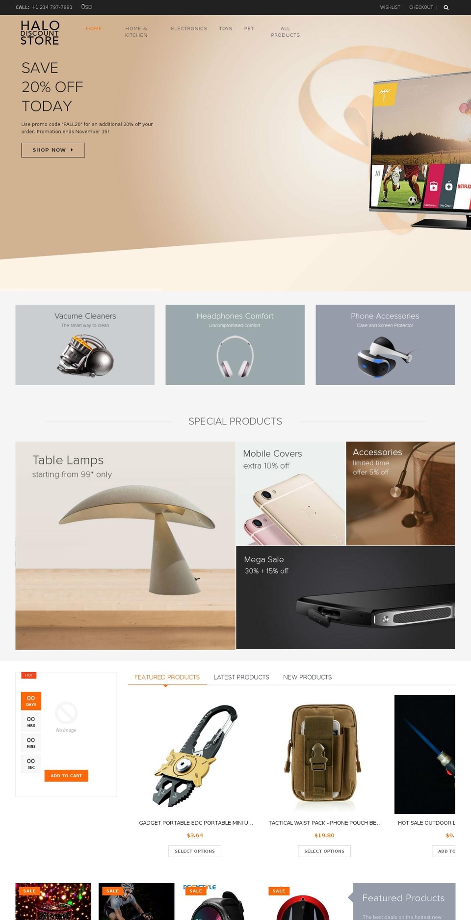 pixxett-estore-myshopify-com-estore Shopify theme site example halodiscountstore.com